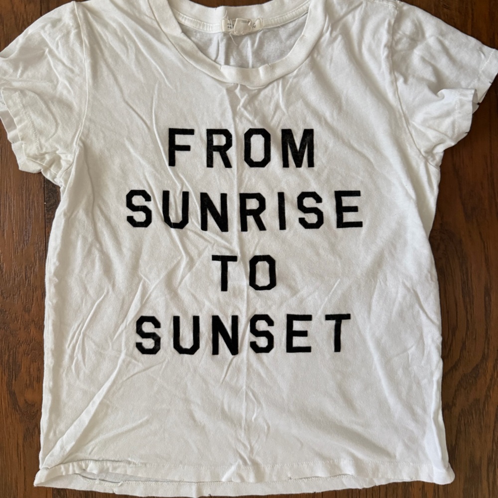 Billabong White Graphic Tee